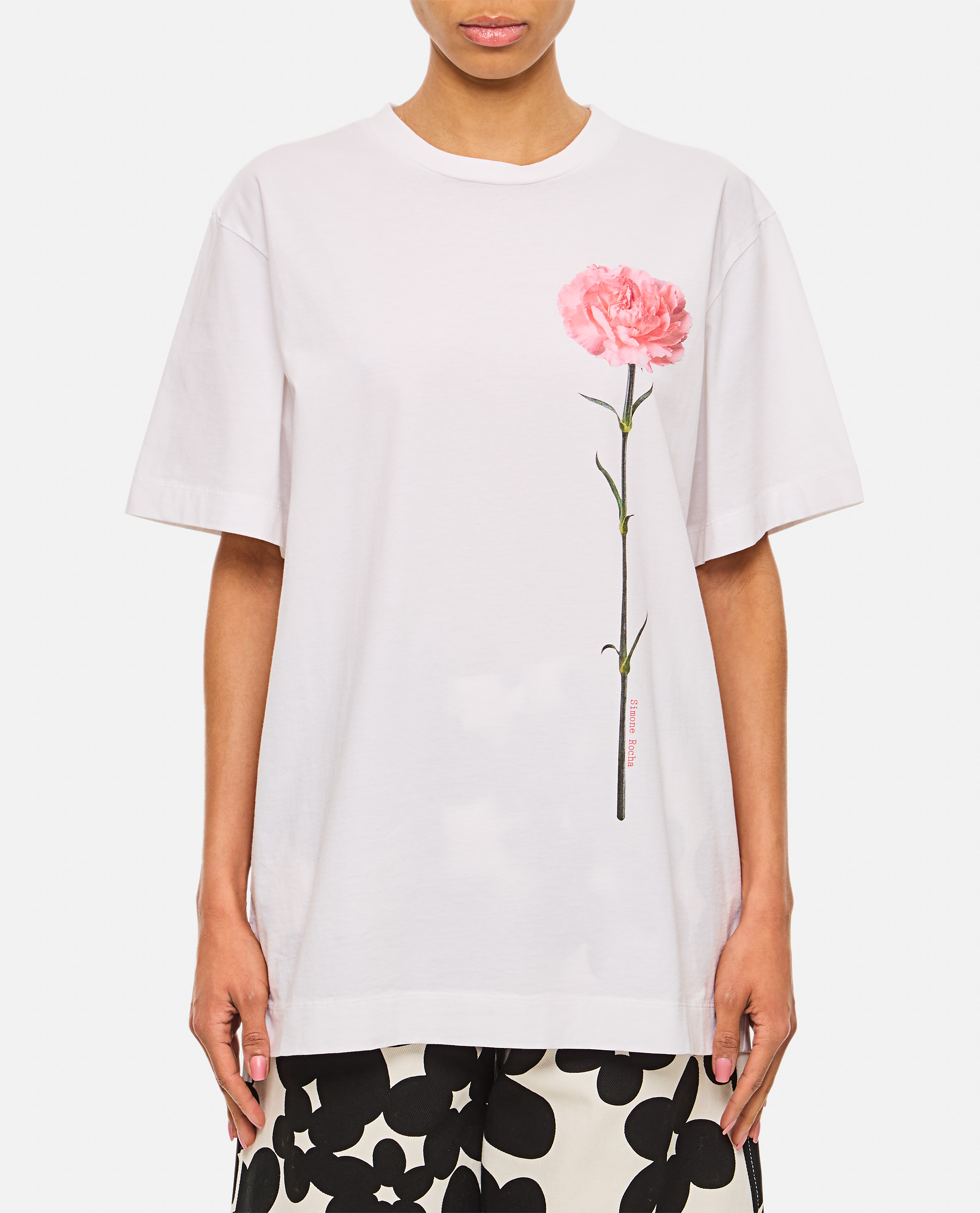 CARNATION 프린트 티셔츠